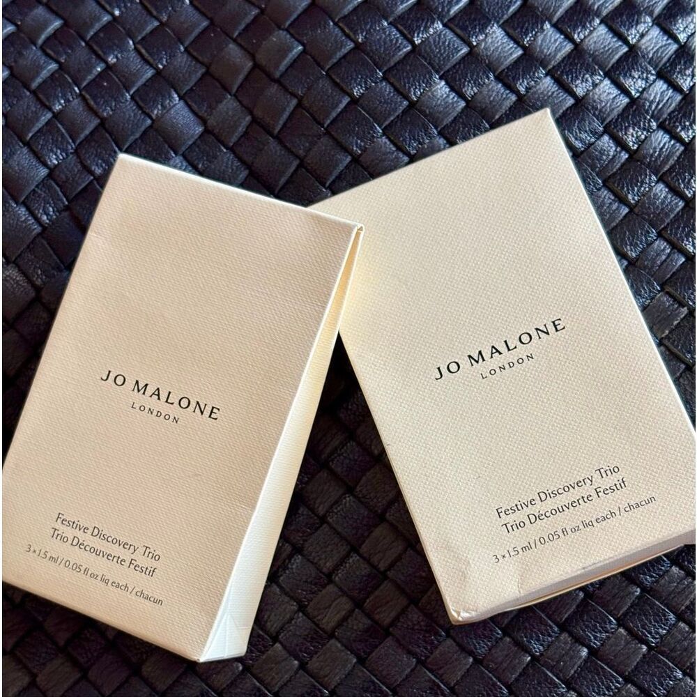 JO MALONE LONDON - NWT 2 Festive Discovery Trio Sets (6 Vials) Each 0.50 fl oz